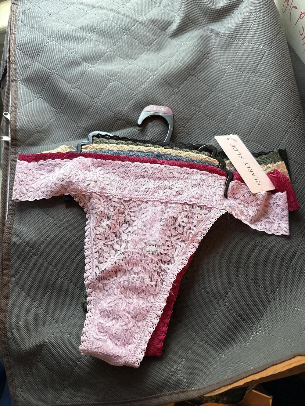Nearly Nude 5 pack thong underwear size S NWT